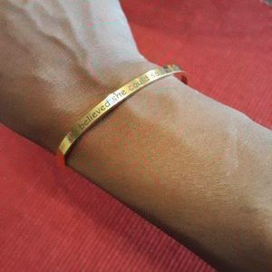 LDS She Believed She Could So She Did Bracelet